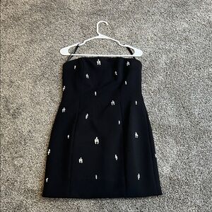 White House Black Market Elegant Black Dress